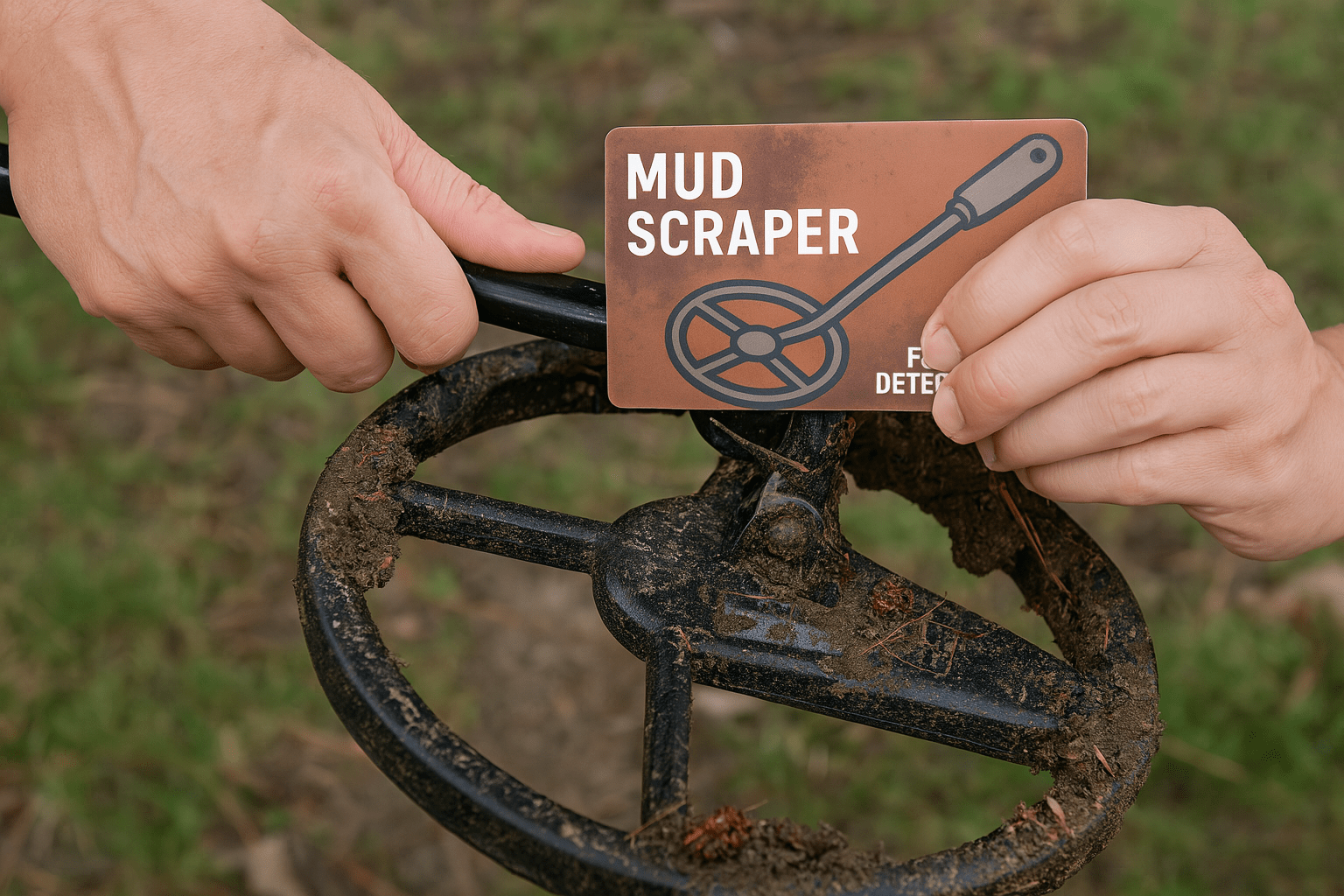 Metal Detecting Coil Mud Scraper / Cleaner - Image 2