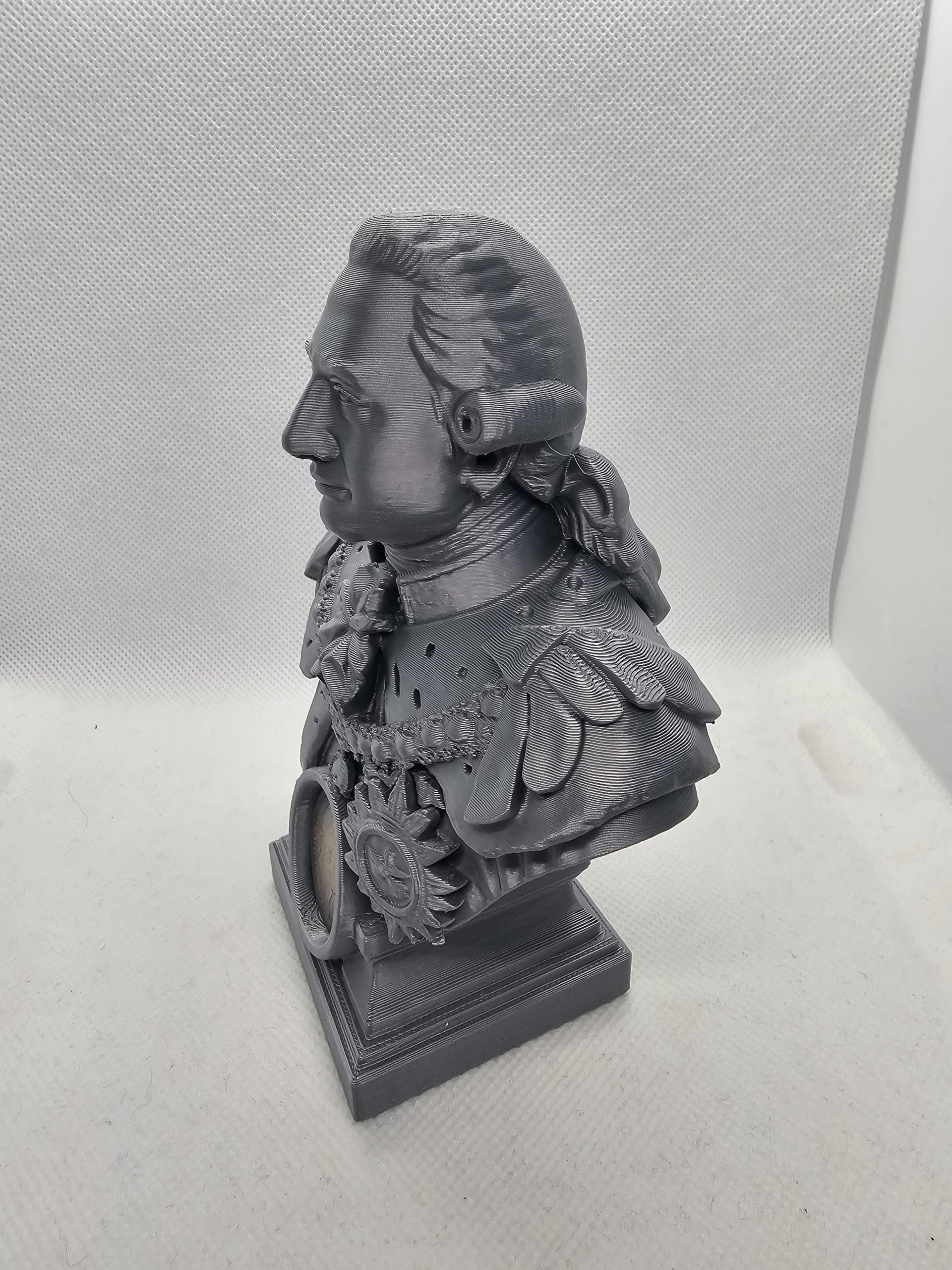 King George III 1 Shilling Coin Display Bust - Image 2